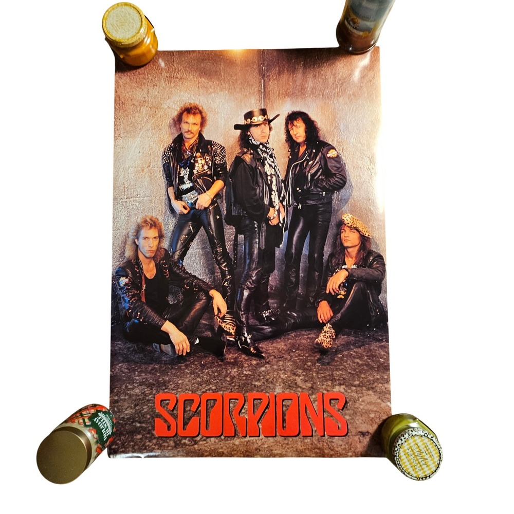 Scorpions Best Of Rockers 'N' Ballads Vintage 1989 Promo Poster 24x36 PolyGram